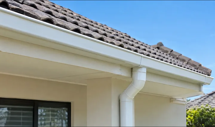 Gutter cleaning after