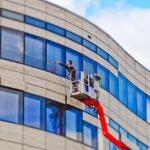 architecture, facade, building, modern, window, window cleaner, pallet truck, house, structure, office building, geometric, bluish, glass, city, dusseldorf, to clean, clean, kö-bogen, tilt shift, miniature effect, window cleaner, window cleaner, window cleaner, window cleaner, window cleaner
